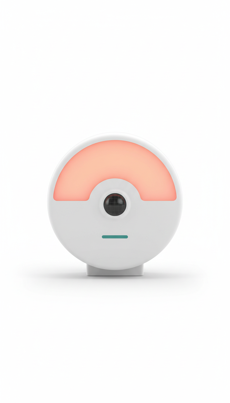 Motion-Activated LED Night Light with Dusk Sensor